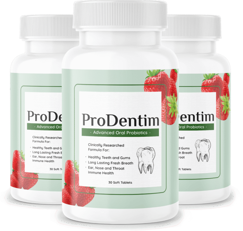 ProDentim 3-bottle kit official image