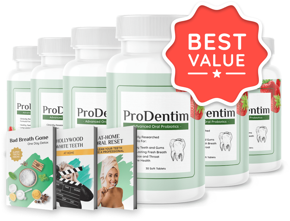 ProDentim 6-bottle kit official image